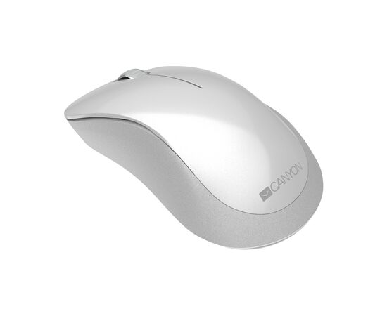 Мишка Canyon MW-11 Wireless Pixart White Grey (CNE-CMSW11PW), зображення 4 Мишка Canyon MW-11 Wireless Pixart White Grey (CNE-CMSW11PW), зображення 4