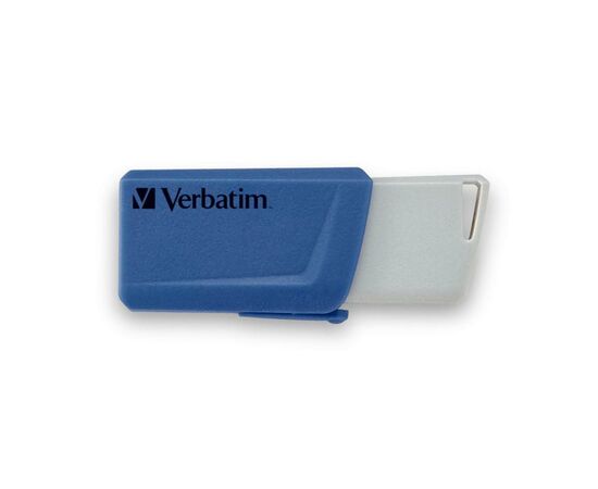USB флеш накопичувач Verbatim 2x32GB Store 'n' Click Red/Blue USB 3.2 (49308), зображення 3 USB флеш накопичувач Verbatim 2x32GB Store 'n' Click Red/Blue USB 3.2 (49308), зображення 3