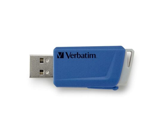 USB флеш накопичувач Verbatim 2x32GB Store 'n' Click Red/Blue USB 3.2 (49308), зображення 5 USB флеш накопичувач Verbatim 2x32GB Store 'n' Click Red/Blue USB 3.2 (49308), зображення 5