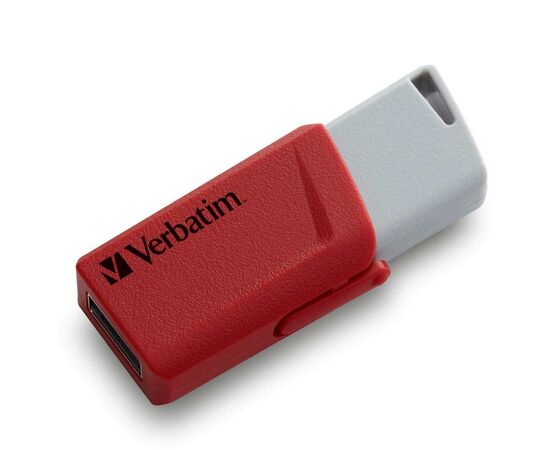 USB флеш накопичувач Verbatim 2x32GB Store 'n' Click Red/Blue USB 3.2 (49308), зображення 6 USB флеш накопичувач Verbatim 2x32GB Store 'n' Click Red/Blue USB 3.2 (49308), зображення 6
