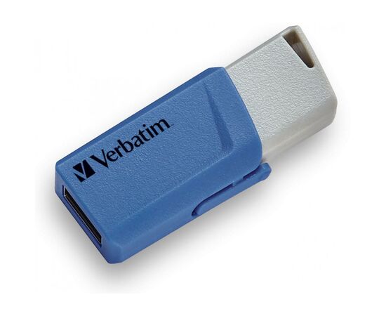 USB флеш накопичувач Verbatim 2x32GB Store 'n' Click Red/Blue USB 3.2 (49308), зображення 7 USB флеш накопичувач Verbatim 2x32GB Store 'n' Click Red/Blue USB 3.2 (49308), зображення 7