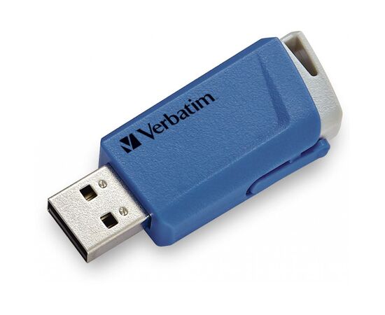 USB флеш накопичувач Verbatim 2x32GB Store 'n' Click Red/Blue USB 3.2 (49308), зображення 9 USB флеш накопичувач Verbatim 2x32GB Store 'n' Click Red/Blue USB 3.2 (49308), зображення 9