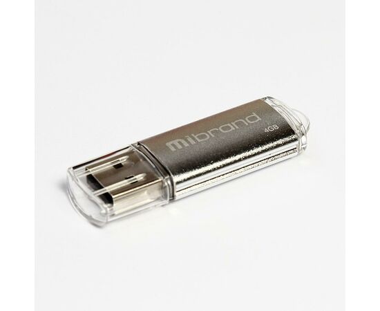 USB флеш накопитель Mibrand 4GB Cougar Silver USB 2.0 (MI2.0/CU4P1S)