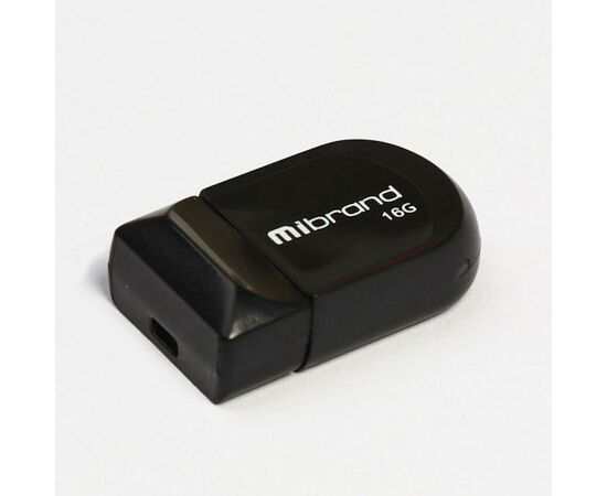 USB флеш накопичувач Mibrand 16GB Scorpio Black USB 2.0 (MI2.0/SC16M3B)