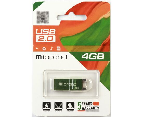 USB флеш накопитель Mibrand 4GB Сhameleon Light Green USB 2.0 (MI2.0/CH4U6LG), изображение 2 USB флеш накопитель Mibrand 4GB Сhameleon Light Green USB 2.0 (MI2.0/CH4U6LG), изображение 2