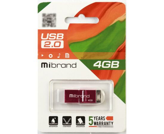 USB флеш накопитель Mibrand 4GB Сhameleon Pink USB 2.0 (MI2.0/CH4U6P), изображение 2 USB флеш накопитель Mibrand 4GB Сhameleon Pink USB 2.0 (MI2.0/CH4U6P), изображение 2