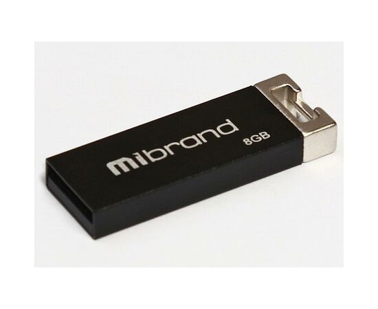USB флеш накопичувач Mibrand 8GB Сhameleon Black USB 2.0 (MI2.0/CH8U6B)