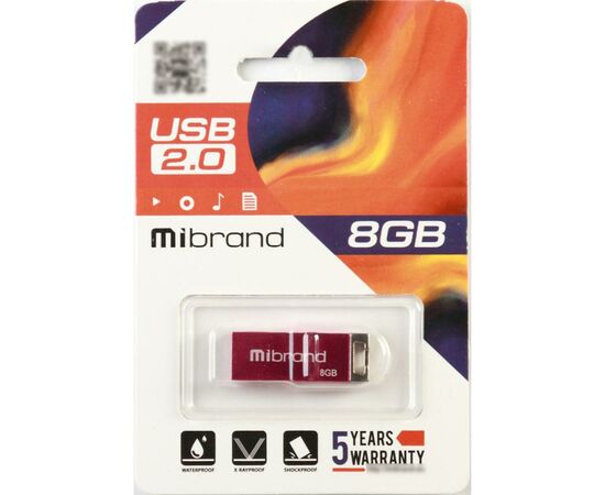 USB флеш накопитель Mibrand 8GB Сhameleon Pink USB 2.0 (MI2.0/CH8U6P), изображение 2 USB флеш накопитель Mibrand 8GB Сhameleon Pink USB 2.0 (MI2.0/CH8U6P), изображение 2