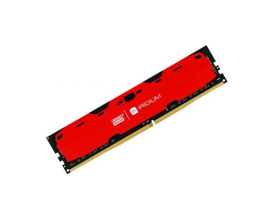 Модуль памяти для компьютера DDR4 8GB 2400 MHz Iridium Red Goodram (IR-R2400D464L15S/8G), изображение 2 Модуль памяти для компьютера DDR4 8GB 2400 MHz Iridium Red Goodram (IR-R2400D464L15S/8G), изображение 2