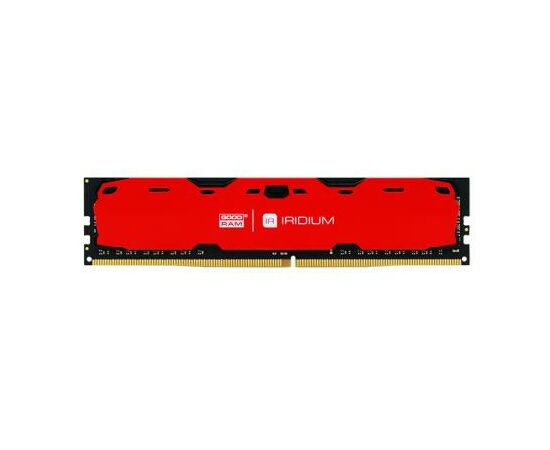 Модуль пам'яті для комп'ютера DDR4 8GB 2400 MHz Iridium Red Goodram (IR-R2400D464L15S/8G)