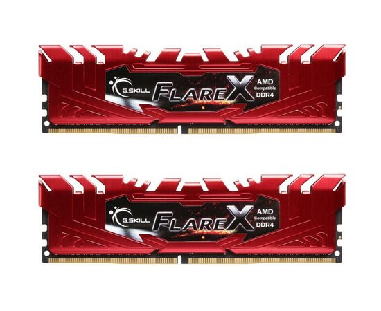 Модуль пам'яті для комп'ютера DDR4 16GB (2x8GB) 2400 MHz Flare X Red G.Skill (F4-2400C15D-16GFXR)