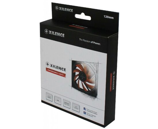 Кулер до корпусу Xilence XPF120.R.PWM (XF042), зображення 4 Кулер до корпусу Xilence XPF120.R.PWM (XF042), зображення 4