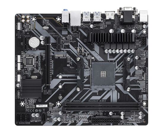 Материнська плата GIGABYTE B450M S2H, зображення 2 Материнська плата GIGABYTE B450M S2H, зображення 2