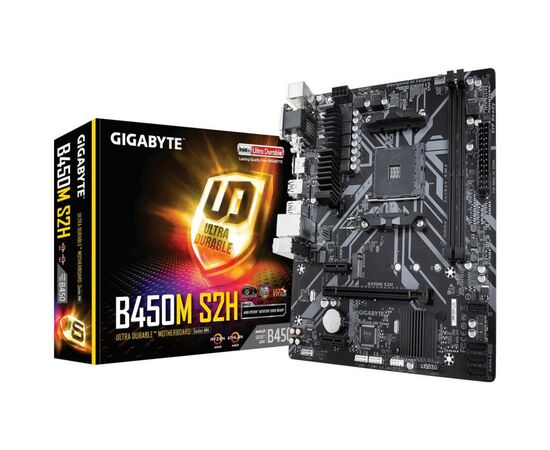 Материнська плата GIGABYTE B450M S2H