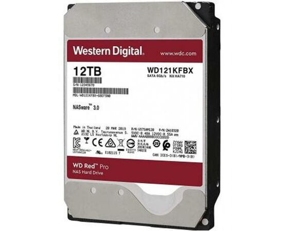 Жесткий диск 3.5" 12TB WD (WD121KFBX), изображение 2 Жесткий диск 3.5" 12TB WD (WD121KFBX), изображение 2