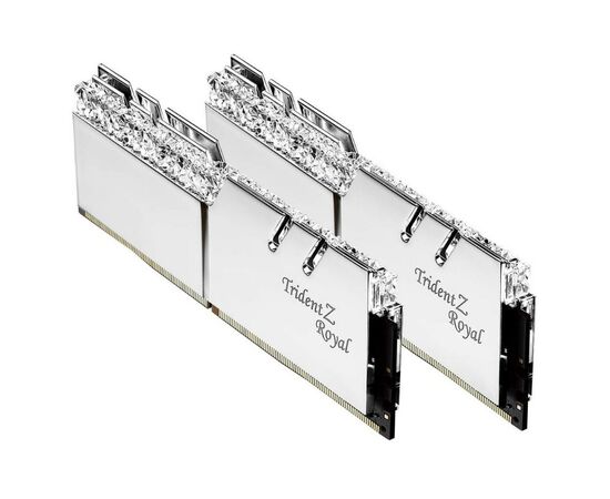 Модуль памяти для компьютера DDR4 16GB (2x8GB) 3600 MHz Trident Z RGB Royal Silver G.Skill (F4-3600C18D-16GTRS), изображение 4 Модуль памяти для компьютера DDR4 16GB (2x8GB) 3600 MHz Trident Z RGB Royal Silver G.Skill (F4-3600C18D-16GTRS), изображение 4