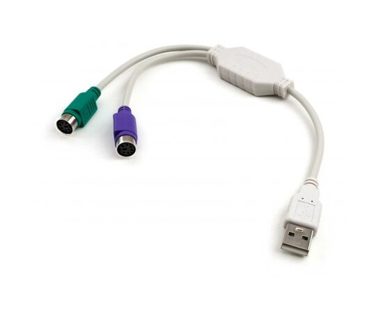 Кабель для передачи данных USB to PS/2 Vinga (VCPUSB2PS2), изображение 2 Кабель для передачи данных USB to PS/2 Vinga (VCPUSB2PS2), изображение 2