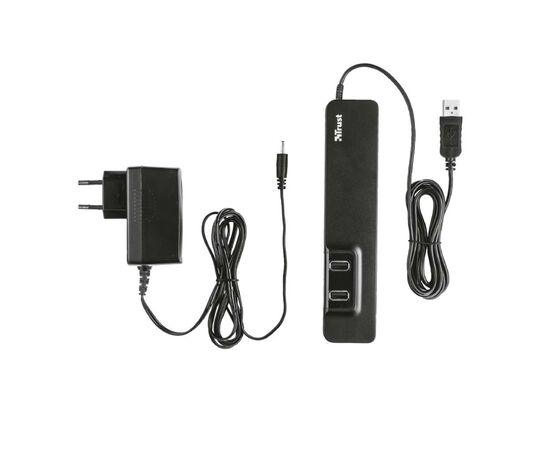 Концентратор Trust Oila 7 Port USB 2.0 Hub - black (20576_TRUST), изображение 5 Концентратор Trust Oila 7 Port USB 2.0 Hub - black (20576_TRUST), изображение 5