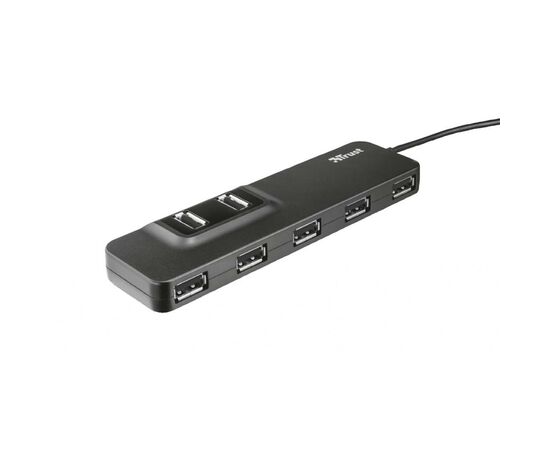 Концентратор Trust Oila 7 Port USB 2.0 Hub - black (20576_TRUST)