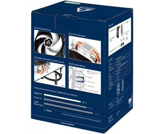 Кулер для процессора Arctic Freezer 7 X (ACFRE00077A), изображение 8 Кулер для процессора Arctic Freezer 7 X (ACFRE00077A), изображение 8