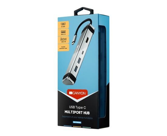 Порт-репликатор Canyon Docking Station with 4 ports (CNS-TDS03DG), изображение 4 Порт-репликатор Canyon Docking Station with 4 ports (CNS-TDS03DG), изображение 4