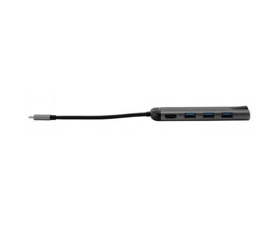 Концентратор Verbatim USB-C to U3.1G1/U3.0/HDMI/SD/mSD/RJ45 (49142), зображення 2 Концентратор Verbatim USB-C to U3.1G1/U3.0/HDMI/SD/mSD/RJ45 (49142), зображення 2