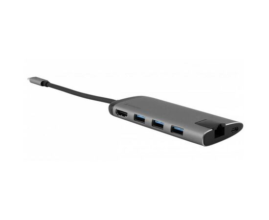 Концентратор Verbatim USB-C to U3.1G1/U3.0/HDMI/SD/mSD/RJ45 (49142), зображення 4 Концентратор Verbatim USB-C to U3.1G1/U3.0/HDMI/SD/mSD/RJ45 (49142), зображення 4