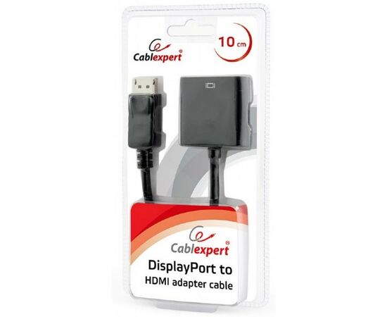 Переходник DisplayPort to HDMI Cablexpert (AB-DPM-HDMIF-002), изображение 2 Переходник DisplayPort to HDMI Cablexpert (AB-DPM-HDMIF-002), изображение 2
