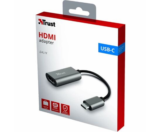 Переходник Trust Dalyx USB-C to HDMI Adapter (23774_TRUST), изображение 5 Переходник Trust Dalyx USB-C to HDMI Adapter (23774_TRUST), изображение 5