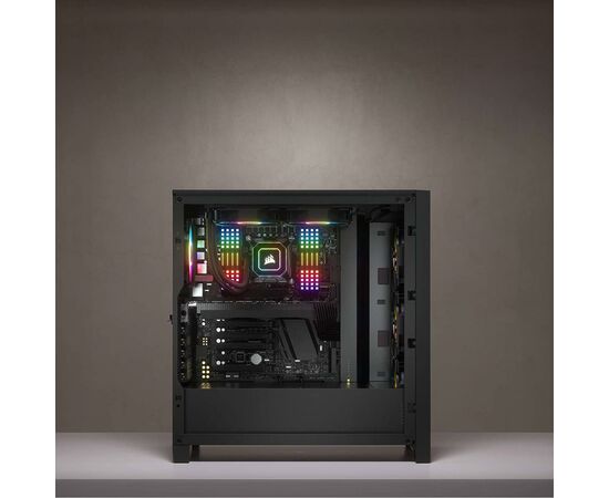 Корпус Corsair iCUE 4000X RGB Tempered Glass Black (CC-9011204-WW), изображение 10