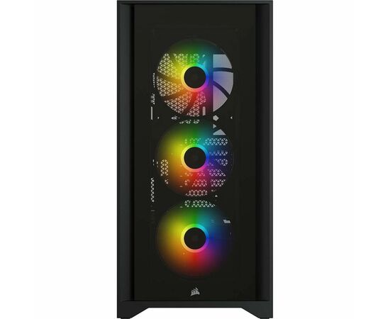 Корпус Corsair iCUE 4000X RGB Tempered Glass Black (CC-9011204-WW), изображение 2
