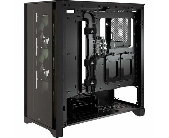 Корпус Corsair iCUE 4000X RGB Tempered Glass Black (CC-9011204-WW), изображение 3
