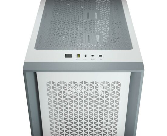 Корпус Corsair 4000D AIRFLOW Tempered Glass White (CC-9011201-WW), изображение 5 Корпус Corsair 4000D AIRFLOW Tempered Glass White (CC-9011201-WW), изображение 5