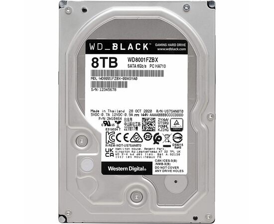 Жесткий диск 3.5" 8TB WD (WD8001FZBX), изображение 3 Жесткий диск 3.5" 8TB WD (WD8001FZBX), изображение 3