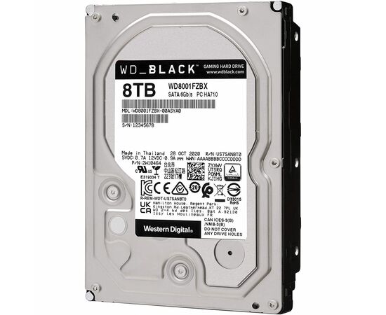 Жесткий диск 3.5" 8TB WD (WD8001FZBX), изображение 4 Жесткий диск 3.5" 8TB WD (WD8001FZBX), изображение 4