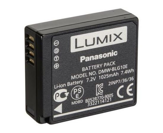 Аккумулятор к фото/видео Panasonic DMW-BLG10E для Lumix DMC-GX80 (DMW-BLG10E)
