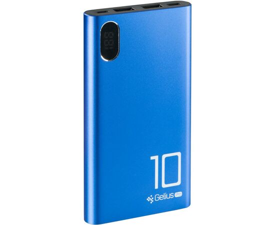 Батарея универсальная Gelius Pro CoolMini GP-PB10-005 10 000 mAh 2.1A Blue (72029), изображение 2 Батарея универсальная Gelius Pro CoolMini GP-PB10-005 10 000 mAh 2.1A Blue (72029), изображение 2