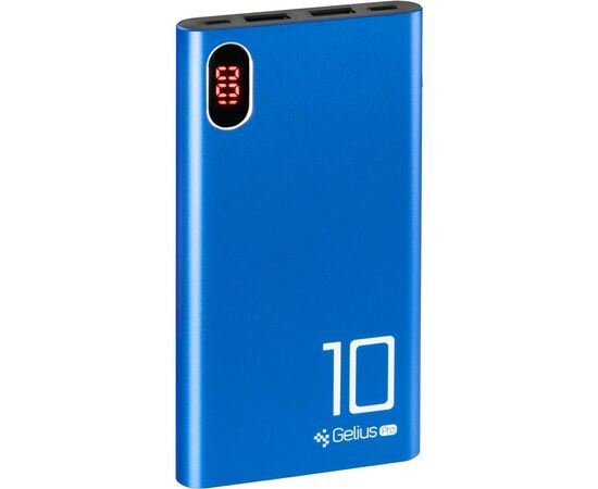 Батарея универсальная Gelius Pro CoolMini GP-PB10-005 10 000 mAh 2.1A Blue (72029), изображение 6 Батарея универсальная Gelius Pro CoolMini GP-PB10-005 10 000 mAh 2.1A Blue (72029), изображение 6
