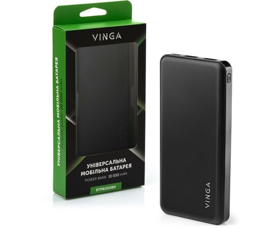 Батарея универсальная Vinga 10000 mAh black (BTPB1910BK), изображение 6 Батарея универсальная Vinga 10000 mAh black (BTPB1910BK), изображение 6