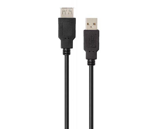 Дата кабель USB 2.0 AM/AF 1.8m Vinga (VCPUSBAMAF1.8BK), изображение 2 Дата кабель USB 2.0 AM/AF 1.8m Vinga (VCPUSBAMAF1.8BK), изображение 2