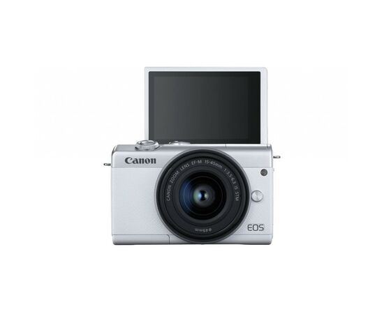 Цифровой фотоаппарат Canon EOS M200 + 15-45 IS STM White (3700C032), изображение 4