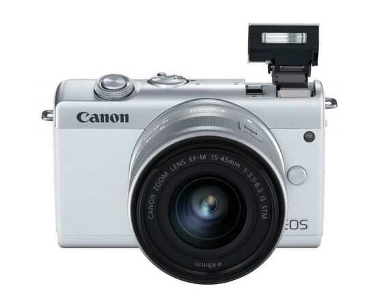 Цифровой фотоаппарат Canon EOS M200 + 15-45 IS STM White (3700C032), изображение 5