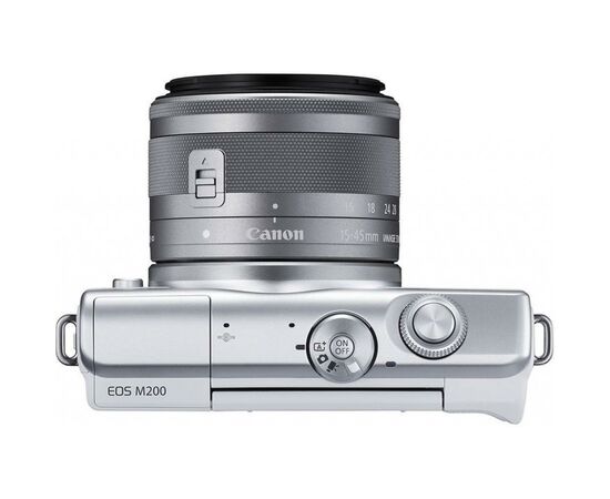 Цифровой фотоаппарат Canon EOS M200 + 15-45 IS STM White (3700C032), изображение 6