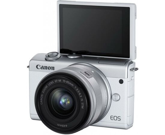Цифровой фотоаппарат Canon EOS M200 + 15-45 IS STM White (3700C032), изображение 7