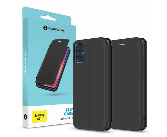Чохол до моб. телефона MakeFuture Samsung A51 Flip (Soft-Touch PU) Black (MCP-SA51BK)