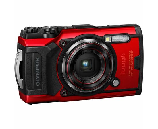 Цифровий фотоапарат Olympus TG-6 Red (Waterproof - 15m; GPS; 4K; Wi-Fi) (V104210RE000), зображення 2 Цифровий фотоапарат Olympus TG-6 Red (Waterproof - 15m; GPS; 4K; Wi-Fi) (V104210RE000), зображення 2