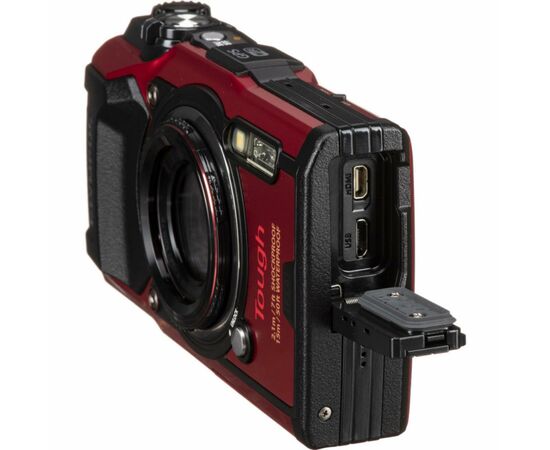 Цифровий фотоапарат Olympus TG-6 Red (Waterproof - 15m; GPS; 4K; Wi-Fi) (V104210RE000), зображення 5 Цифровий фотоапарат Olympus TG-6 Red (Waterproof - 15m; GPS; 4K; Wi-Fi) (V104210RE000), зображення 5