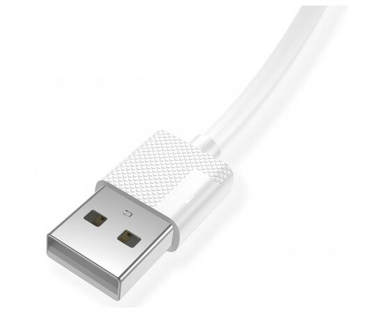 Дата кабель USB 2.0 AM to Micro 5P 1.2m Nets T-M801 White T-Phox (T-M801 white), изображение 4 Дата кабель USB 2.0 AM to Micro 5P 1.2m Nets T-M801 White T-Phox (T-M801 white), изображение 4