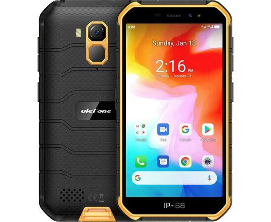 Мобильный телефон Ulefone Armor X7 2/16GB Black Orange (6937748733454)