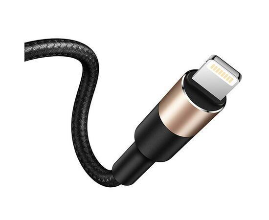 Дата кабель USB 2.0 AM to Lightning + Micro 5P + Type-C 1.2m T-F815 T-Phox (T-F815 Mix Black/Gold), изображение 2 Дата кабель USB 2.0 AM to Lightning + Micro 5P + Type-C 1.2m T-F815 T-Phox (T-F815 Mix Black/Gold), изображение 2
